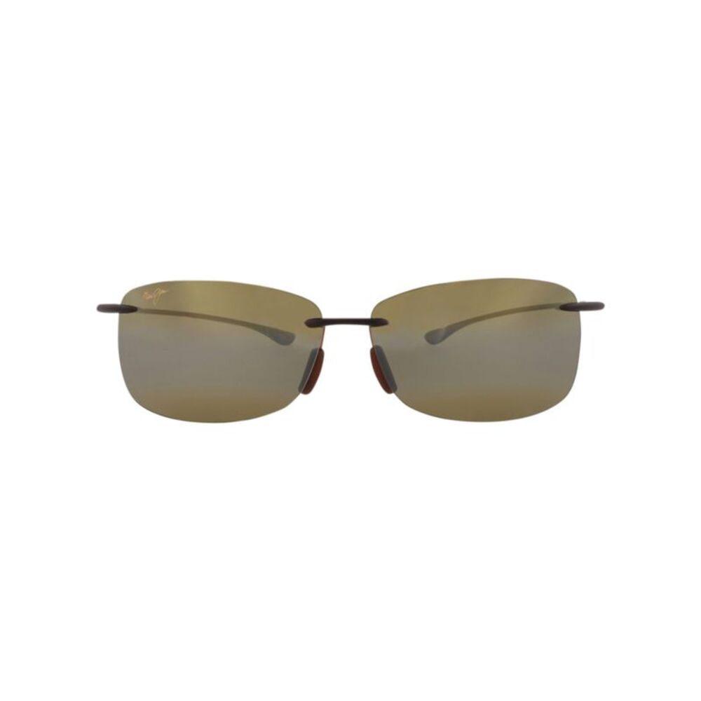 Maui Jim Square-Frame Nylon Sunglasses Brown Unisex-Adult